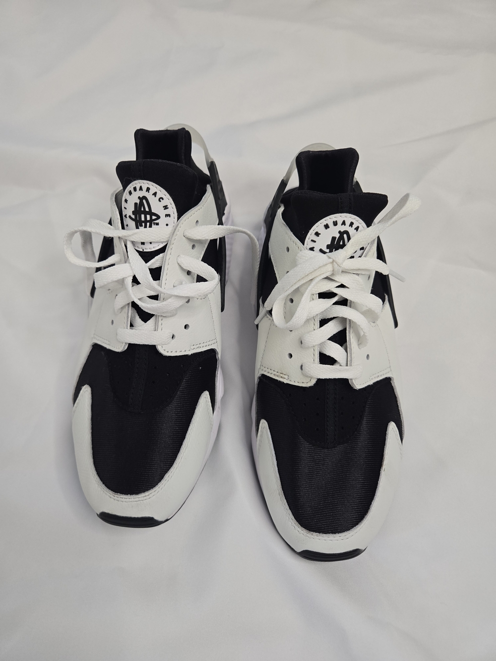 Nike Air Huarache Black and White Sneakers